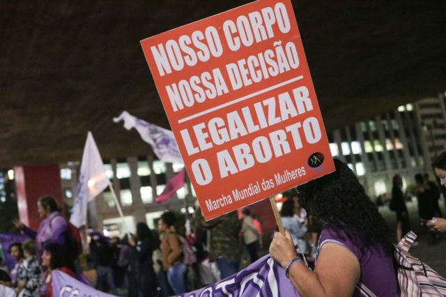 Manifestação pela legalização do aborto em São Paulo