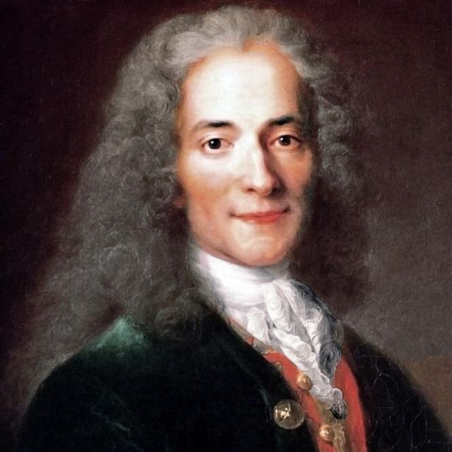 Voltaire, em pintura de Nicolas de Largillière