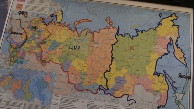 карта Росії
