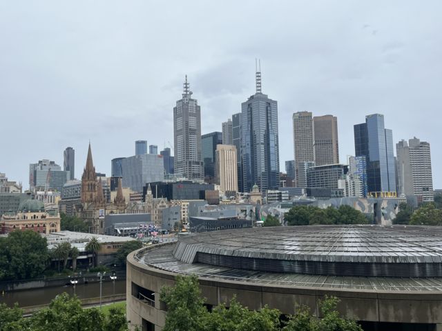 View of Melbourne's central business district