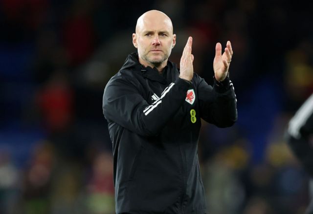 Rob Page claps his hands