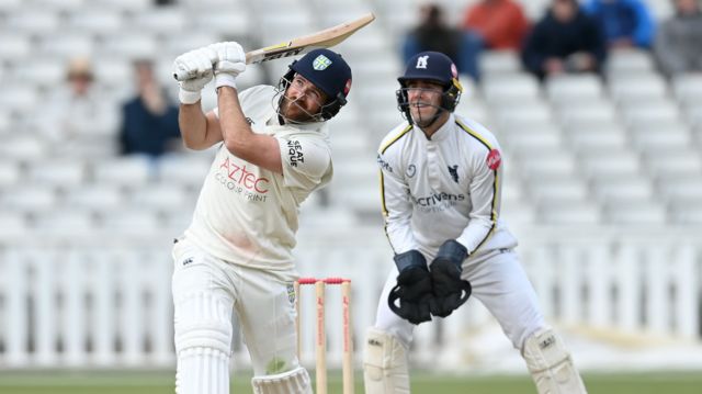 Ben Raine hits out for Durham