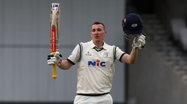Harry Brook reaches a century for Yorkshire