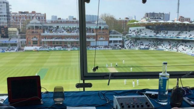Commentary box, Lord's Cricket Ground