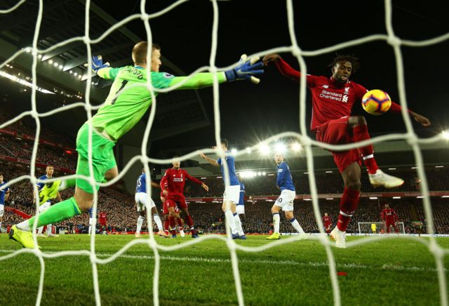 Divock Origi scores 96th-minute winner for Liverpool against Everton
