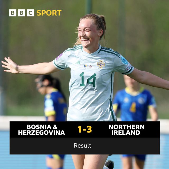 Bosnia-Herzegovina 1-3 Northern Ireland