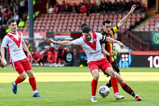 Partick Thistle 2-1 Airdrieonians: Graham Sends Hosts Into Premiership ...