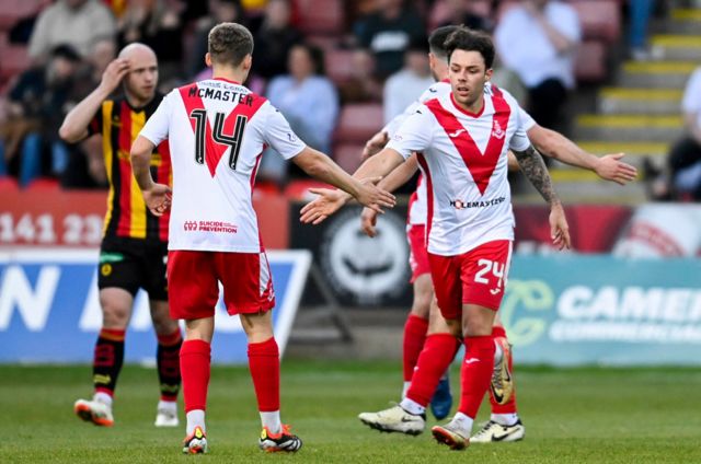 Partick Thistle 2-1 Airdrieonians: Graham sends hosts into Premiership ...