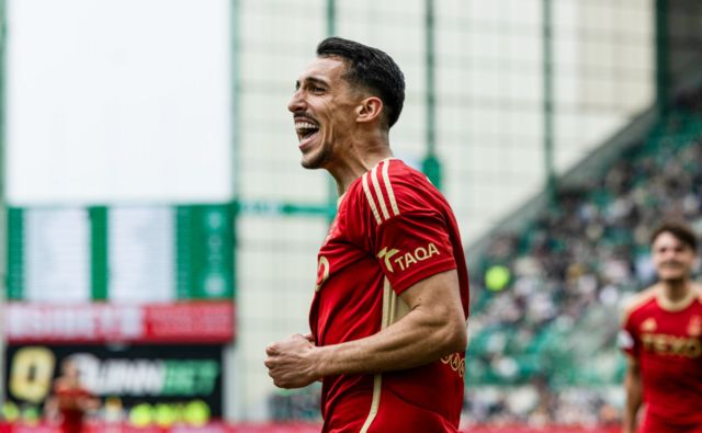 Aberdeen forward Bojan Miovski