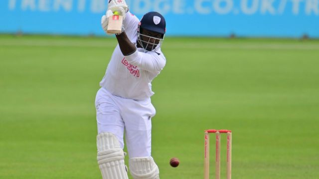 Keith Barker batting