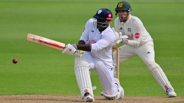 Keith Barker batting