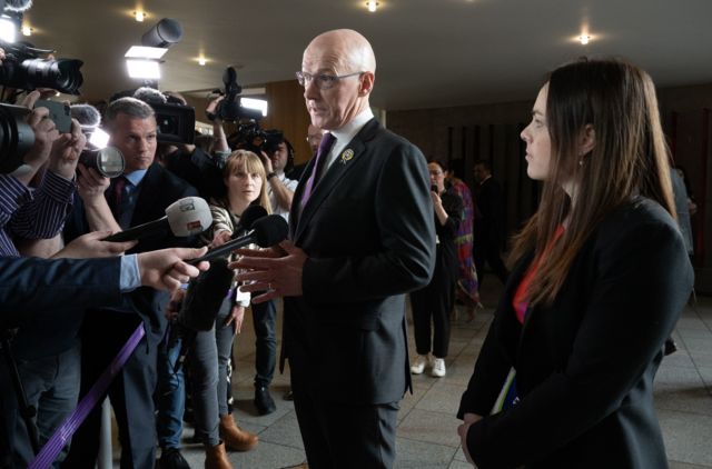 John Swinney and Kate Forbes