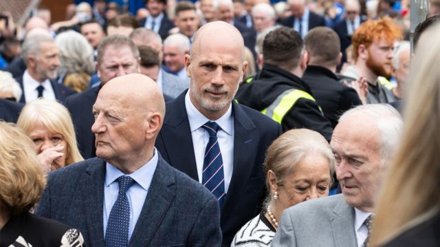Phillipe Clement at Walter Smith's statue unveiling