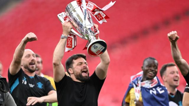 Russell Martin lifting the trophy