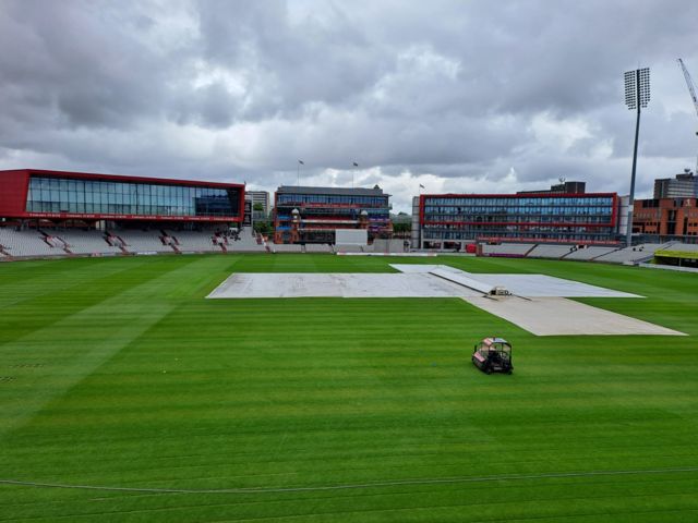 Rain at Old Trafford