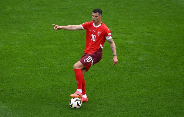 Xhaka is an influential player for Switzerland