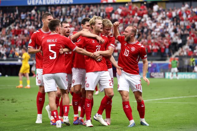 Denmark celebrate