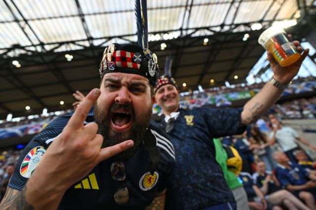 Scotland fan in Cologne