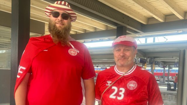 Danish fans in Munich