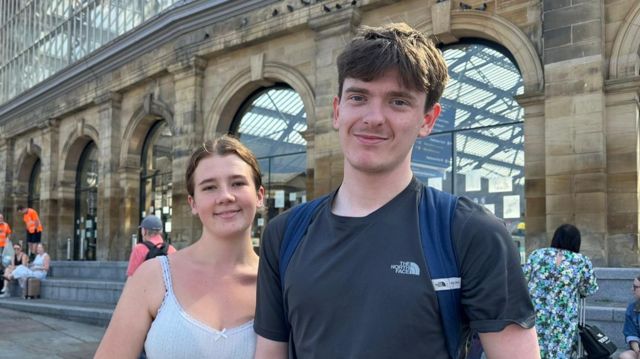 Georgia and Luke, a man and woman in Liverpool