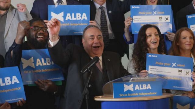 Alba leader Alex Salmond