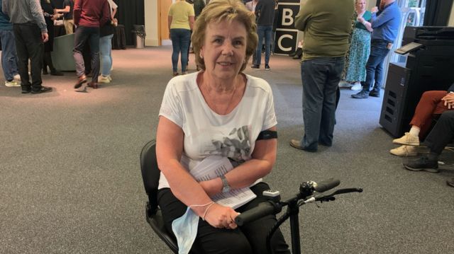 Audience member Joan ahead of the BBC NI election debate