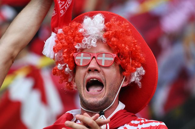 Fans of Switzerland in the stands