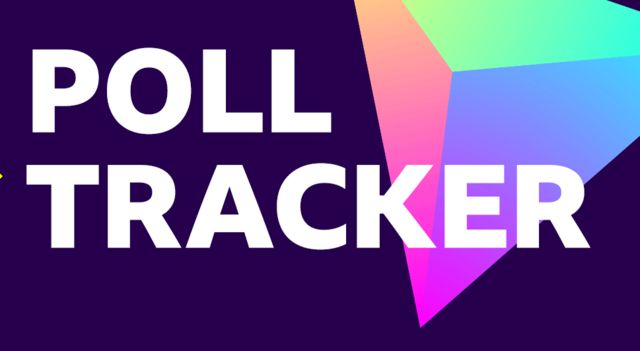 Poll tracker graphic