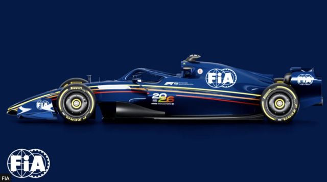 An image of what the 2026 F1 cars could look like