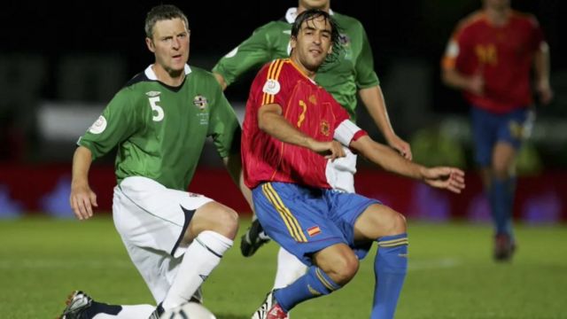 Stephen Craigan ended up with Raul's jersey from what was the striker's last game for Spain