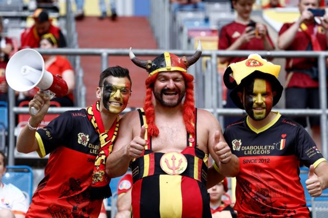 Belgium fans