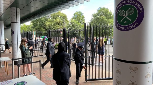 Wimbledon gates opened