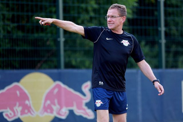 Ralf Rangick training RB Leipzig