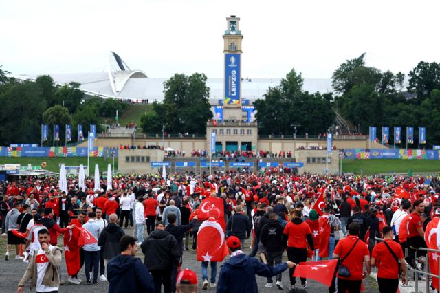 Turkey fans Leipzig