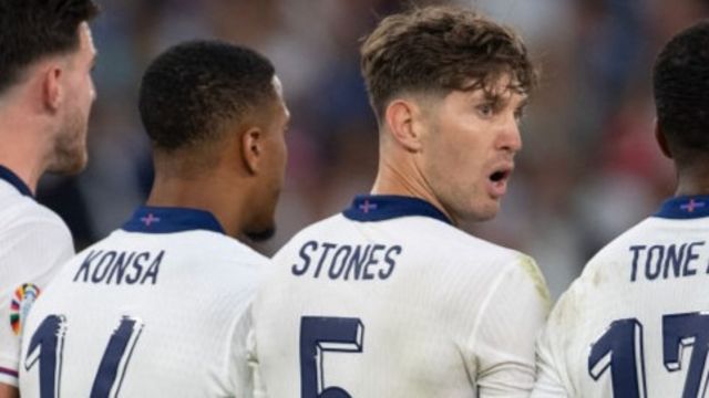 Stones and Konsa at Euro 2024 for England