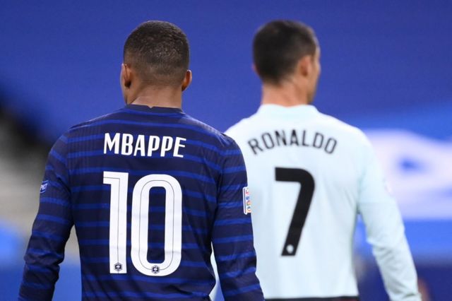 Mbappe and Ronaldo