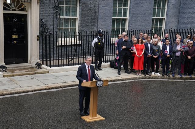 Starmer in Downing Street