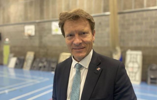 Richard Tice at the election count