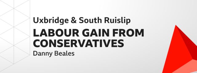Labour gain Uxbridge and South Ruislip from the Conservatives