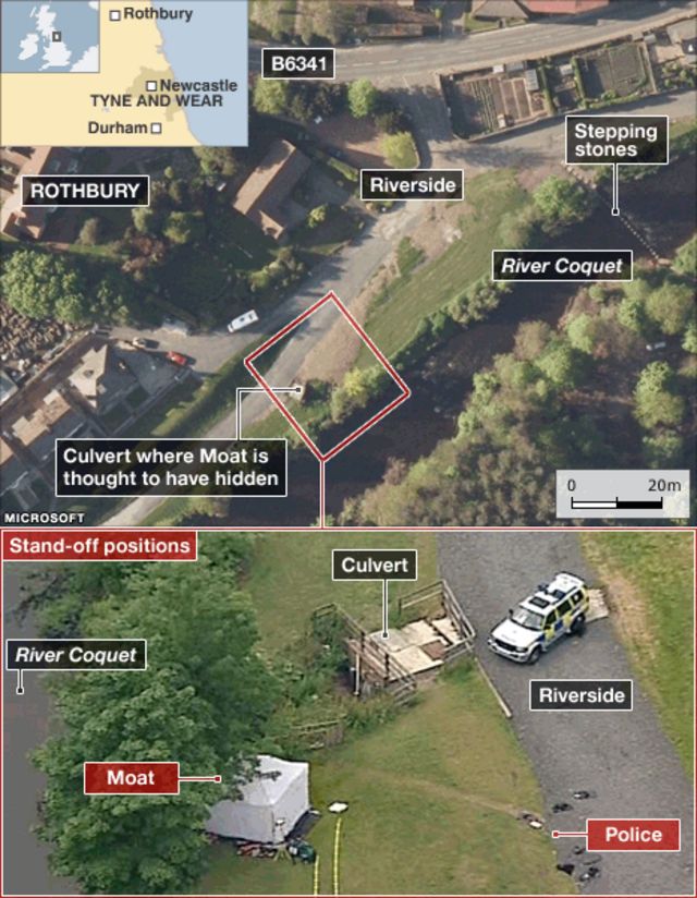 Gunman Raoul Moat Died From Shots From His Weapon c News