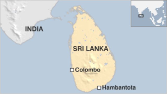 Hambantota Sri Lanka Map Rock On Seabed Delays Sri Lanka's Hambantota Port - Bbc News