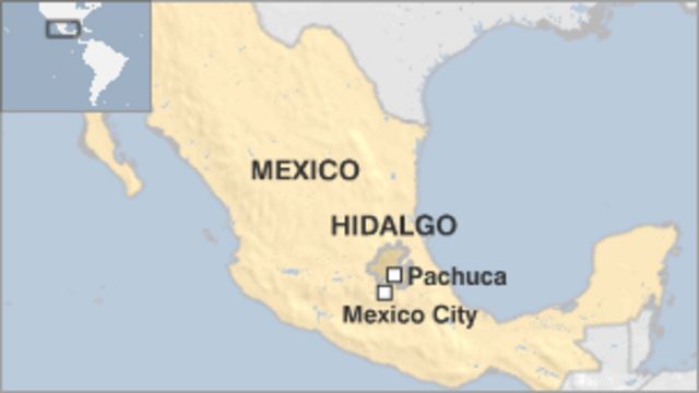 Pachuca Hidalgo Mexico Map Nineteen Bodies Found In Mexico Mine Shaft - Bbc News