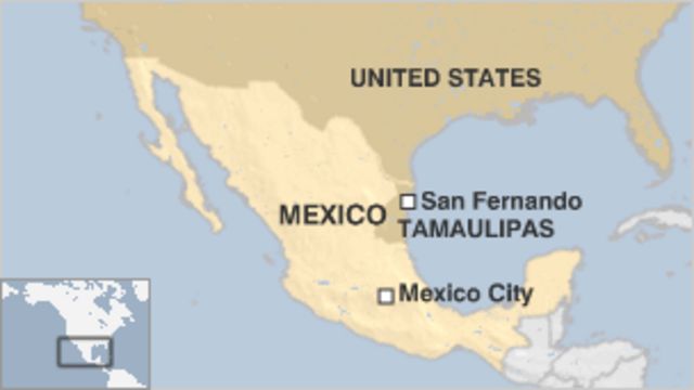 San Fernando Mexico Map Mexico's Tamaulipas Police Chief Sacked After Killings - Bbc News