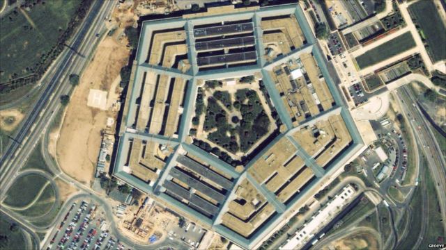 In Pictures Pentagon Before And After 9 11 Bbc News