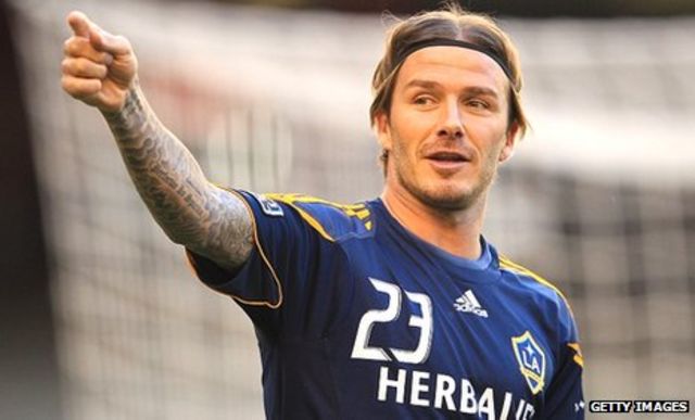 Why did David Beckham wear the No 23 at Real Madrid and LA Galaxy