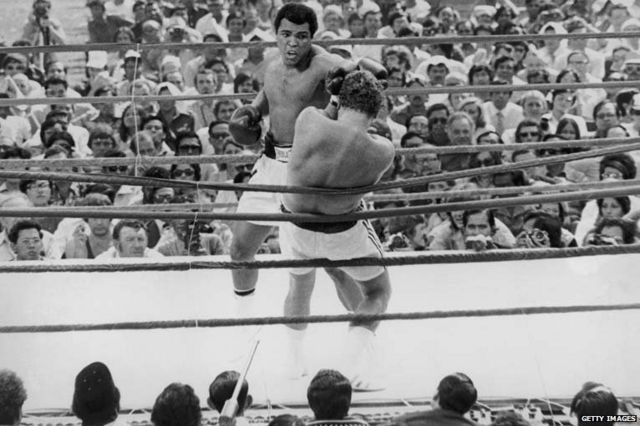 Muhammad Ali and Joe Bugner