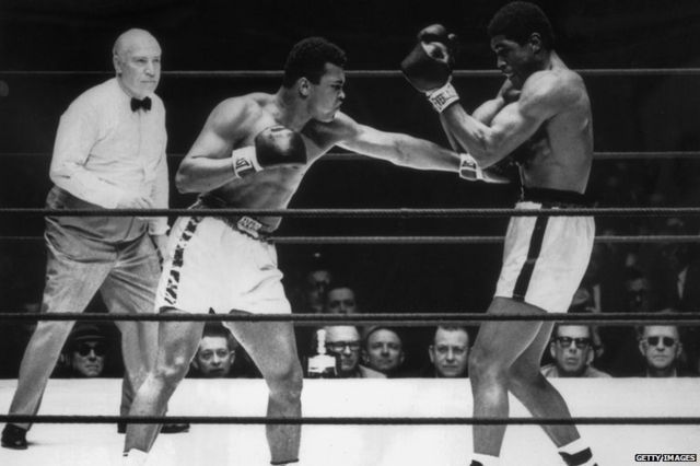 Muhammad Ali and Ernie Terrell
