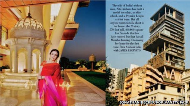 Ambanis Give First View Inside World S Priciest House In Mumbai Bbc News