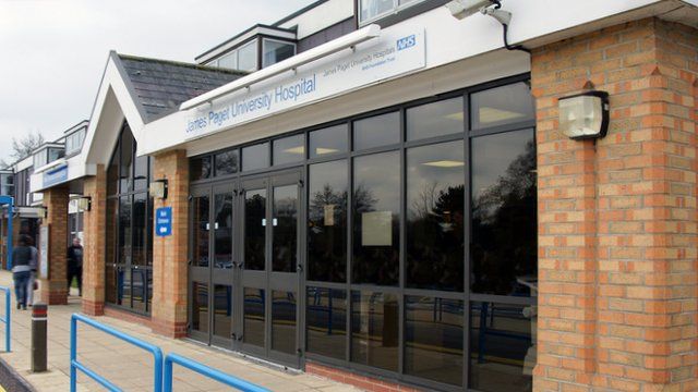 James Paget University Hospital entrance