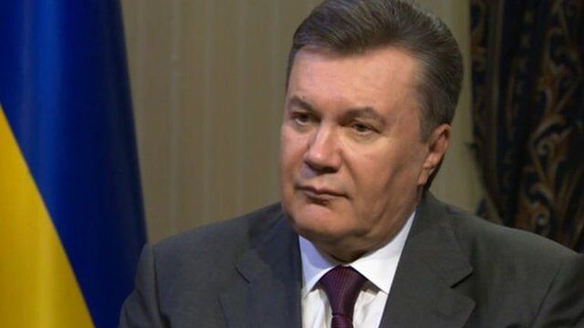 Ukraine's President Viktor Yanukovych